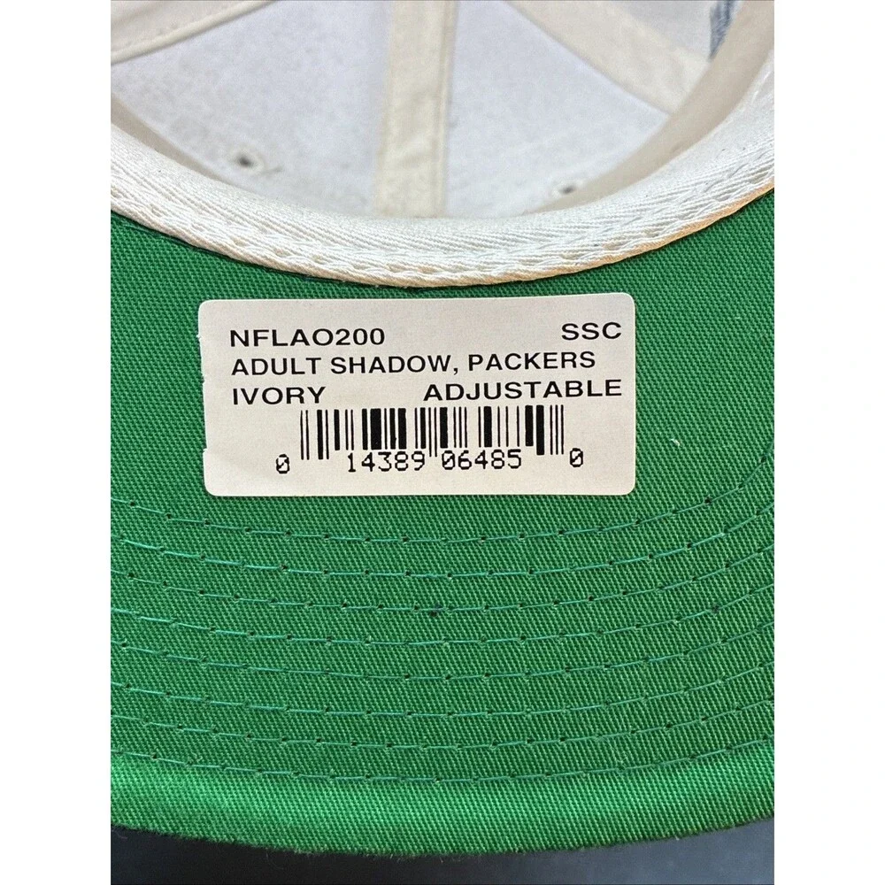 90s Green Bay Packers Sports Specialties Shadow Laser Snapback NFL Hat cap rare - Picture 7 of 10
